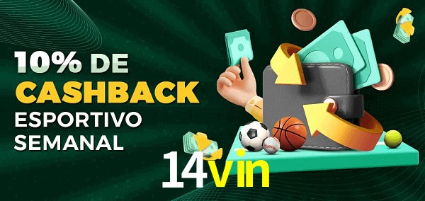 10% de bônus de cashback na 14vin