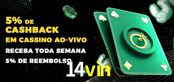 Promoções do cassino ao Vivo 14vin
